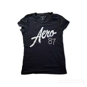 💥 3 for 25 💥𝅺Aeropostale Black Tee